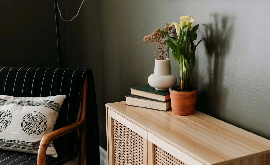 minimal living room decor